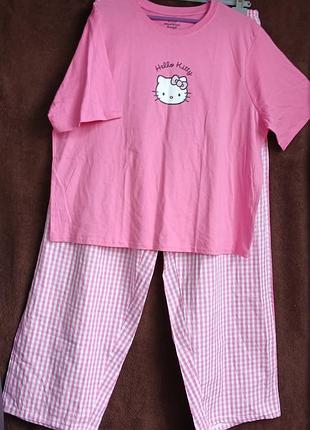 Костюм женский домашний с штанами,  kitty,  xl, eur 46-48