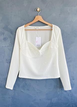 Новая белая блуза monki 4
