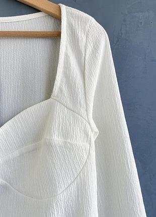 Новая белая блуза monki 6
