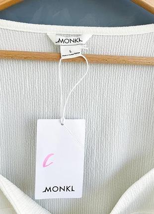 Новая белая блуза monki 8