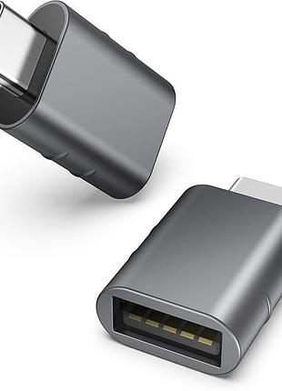 Адаптер syntech usb c to usb otg adapter универсальный адаптер usb, компактный адаптер usb-c