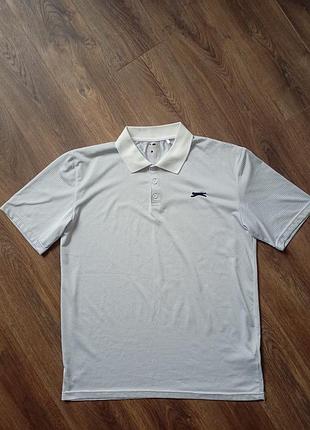 Брендова футболка поло slazenger.