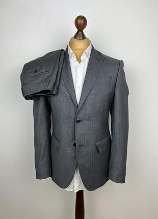 Piero giachi striped wool 2 piece suit классический костюм-двойка в полоску. шерсть