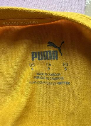 Спортивна футболка puma жовта розмір s