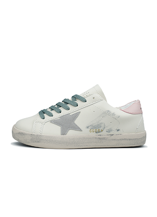 Жіночі кросівки golden goose superstar cream grey star
