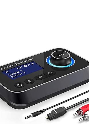 Ainostone bt17 bluetooth 5.0 приемник передатчик 3-в-1 для 2 наушников