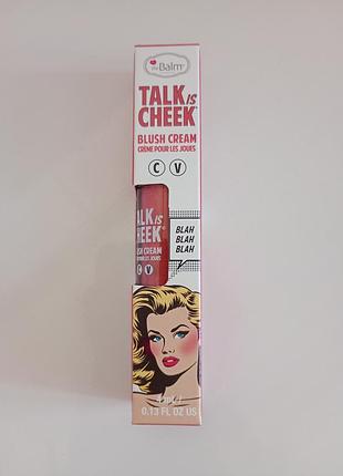 Thebalm talk is cheek blush кремові 
рум'яна 4ml(112 promise).