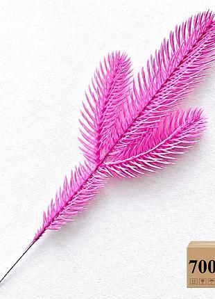 Ветка литая elegant 3-ка розовая marshmallow pink 28 см (ящик 700 шт.)