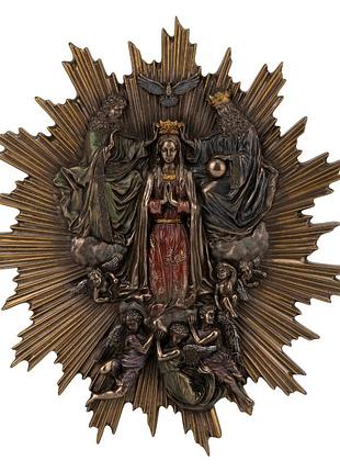Панно настенное "коронование девы марии", 18 см veronese