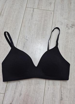 Черный бюстгальтер без косточки h&amp;m, 80c