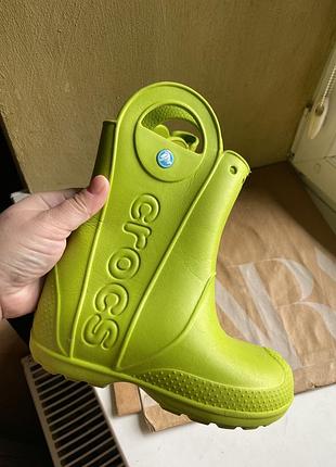 Сапоги crocs j1 31 32 размер 8