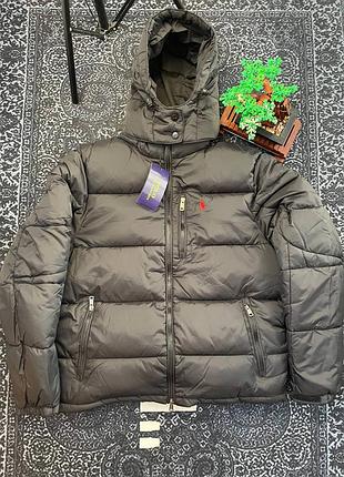 Пуховик чоловічий polo ralph lauren хакі