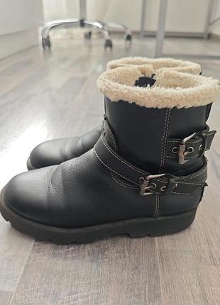 Черевики для дівчинки zara чорні, розмір 29 2