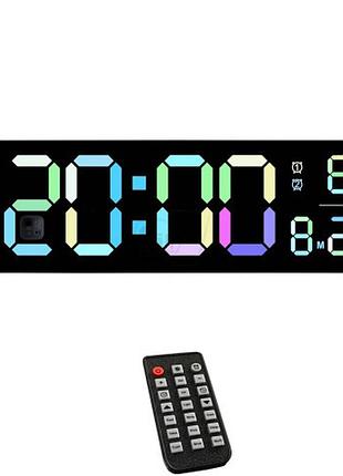 Цифровий годинник 13,7 дюйма digital clock ds-6651 настінний цифровий годинник з пультом дистанційного керування