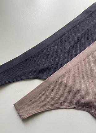 2 шт комплект еластичних стрінгів h&m 2