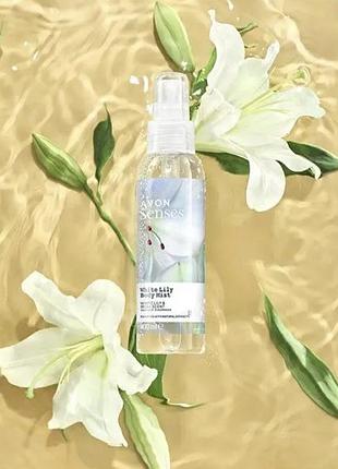 Avon освіжаючий лосьйон-спрей для тіла «біла лілія»,100мл