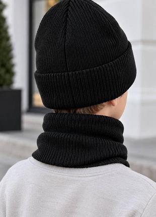 Комплект шапка+баф дитячий 3