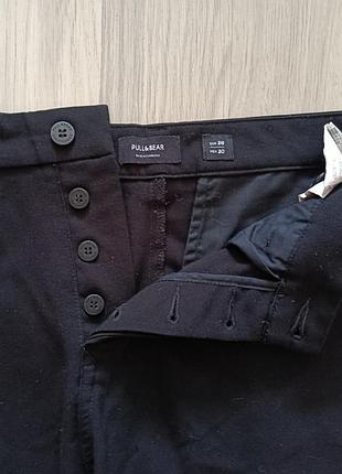 Чорні повсякденні шорти pull&bear m 7