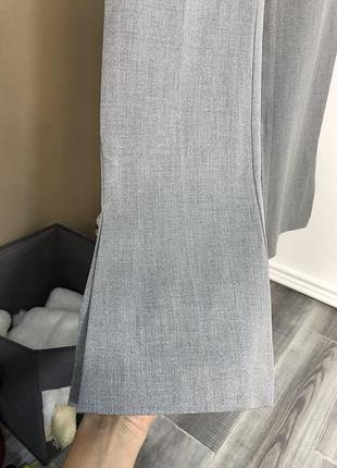Сірі брюки з розрізами zara 6