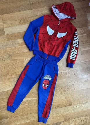 Повсякденний костюм для хлопчика spider-man, червоний та синій
