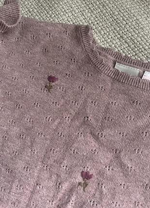 Светр для дівчинки zara рожевий 5