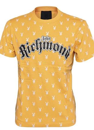 Футболка з принтом john  richmond x playboy l/xl в наявності!