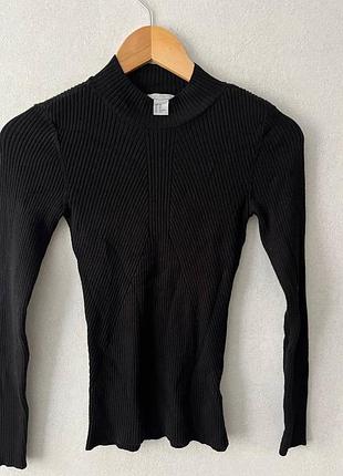 Трикотажний джемпер лонгслів h&m 3