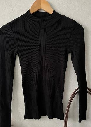 Трикотажний джемпер лонгслів h&m 8