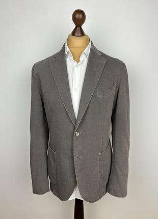Lbm1911 (mantova) textured cotton blend unlined blazer піджак без підкладки лбм