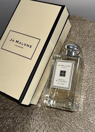 Парфуми унісекс jo malone mimosa & cardamom 100 мл джо малон парфюм зі шлейфом