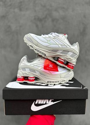 Кросівки чоловічі  та жіночі nike shox ride 2 sp white grey