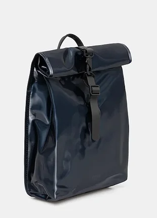 Рюкзак унісекс rains 13330 rolltop rucksack синій великий однотонний