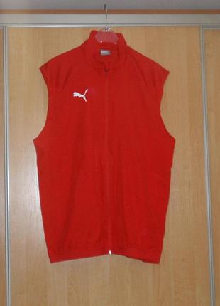 Красная спортивная жилетка/безрукавка puma dry jacket training gear jacket era original l-xl nike x new balance nb