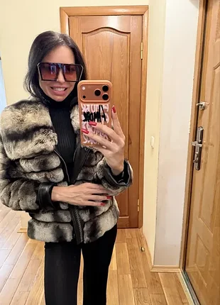 Шуба шиншила жіноча