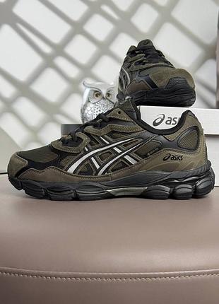 Водонепроникні кросівки asics gel-nyc gtx khaki black