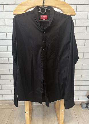 Сорочка чоловіча чорна, розмір 44/xl