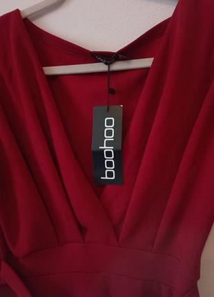 Роскошное миди платье boohoo новенькое 5