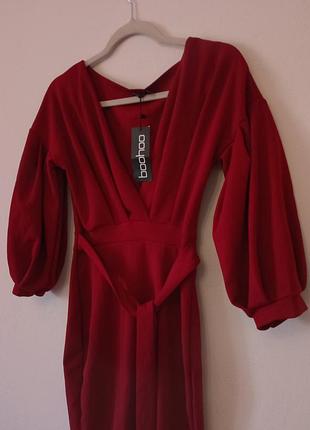 Роскошное миди платье boohoo новенькое 3