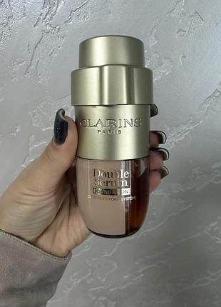 Тональний крем clarins double serum foundation