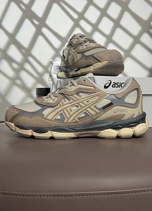Водонепроникні кросівки asics gel-nyc gtx oyster grey