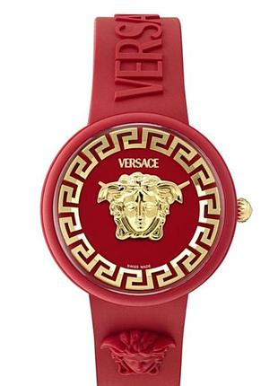 Часи унисекс original versace iconic medusa pop - червонi silicon- wc-8j