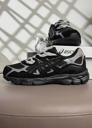 Водонепроникні кросівки asics gel-nyc gtx black metallic