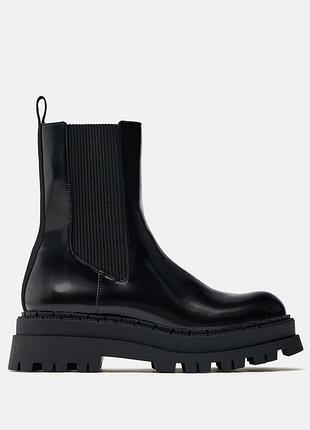 Черевики жіночі zara, чоботи zara