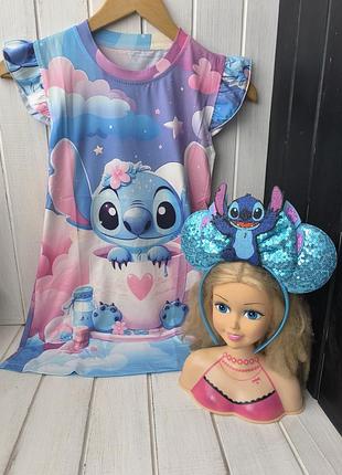 Карнавальний костюм стіч стіча дівчинка ліло і stitch сукня плаття