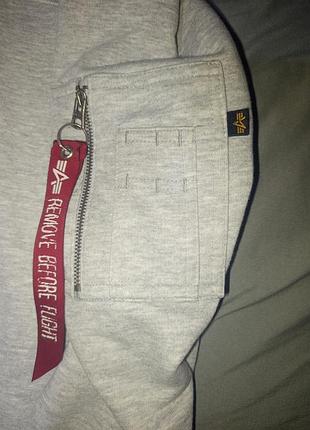 Чоловіче худі alpha industries сіре розмір m 3