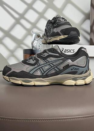 Водонепроникні кросівки asics gel-nyc gtx grey beige black