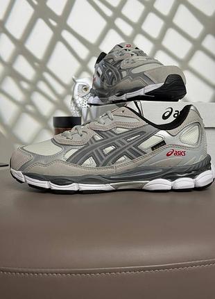 Водонепроникні кросівки asics gel-nyc gtx ash grey metallic
