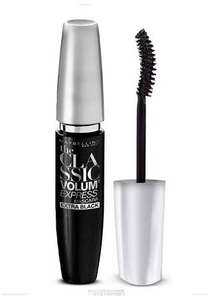 Тушь для ресниц maybelline new york classic volum express extra black 10 мл