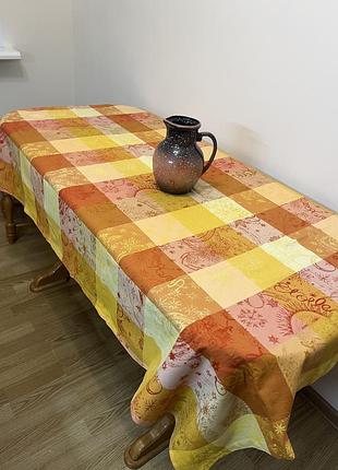 Скатертина garnier-thiebaut linge de table жакардова бавовняна, 121х165 см