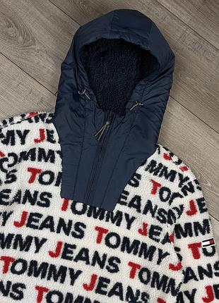Оригінальна монограмна шерпа анорак tommy jeans 5